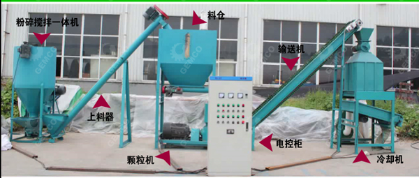 飼料顆粒機成套設(shè)備 飼料顆粒機成套設(shè)備